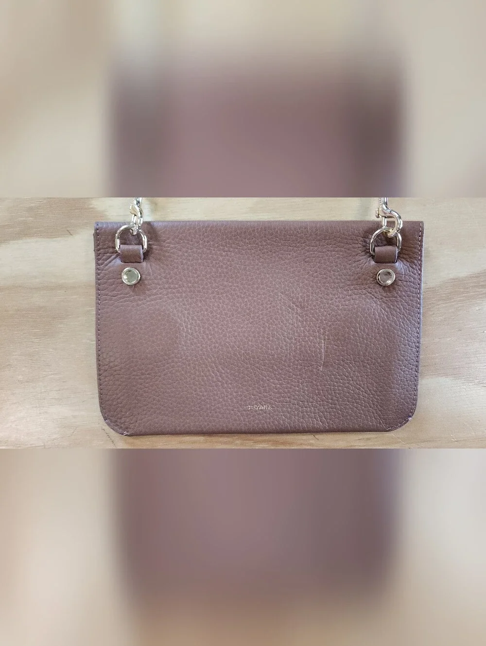 Cuyana System Flap Bag in Dark Chesnut